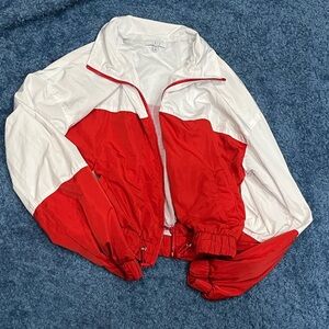 Iris Red and White Jacket